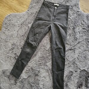 Black Washed out American Apparel Skinny Jeans sz M